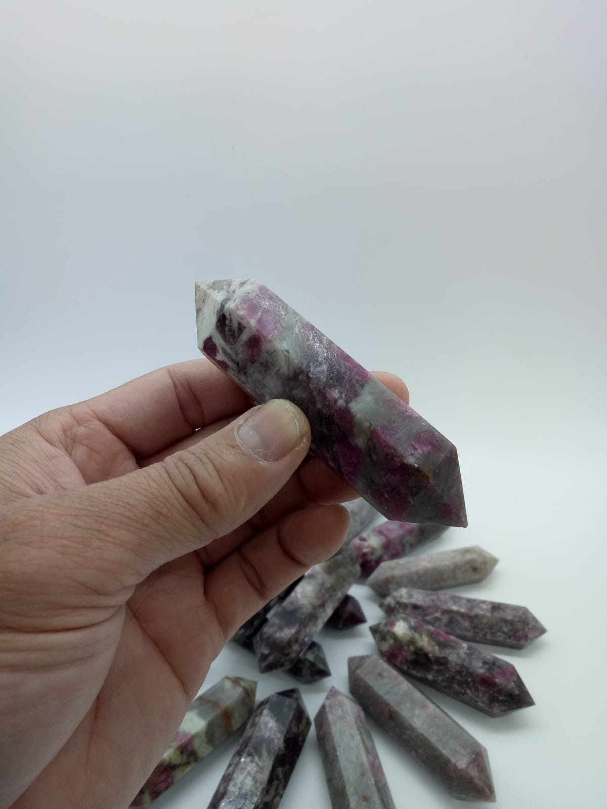 Pink Tourmaline Double Terminated Point