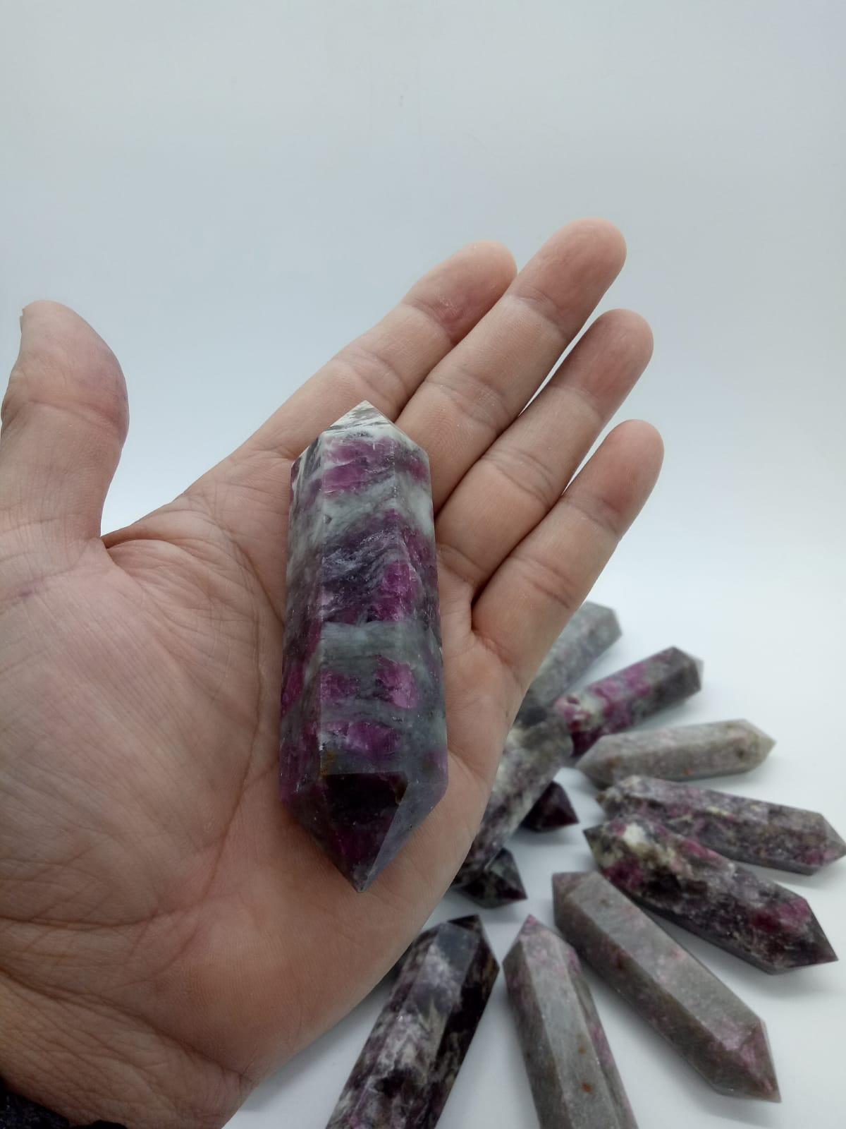 Pink Tourmaline Double Terminated Point