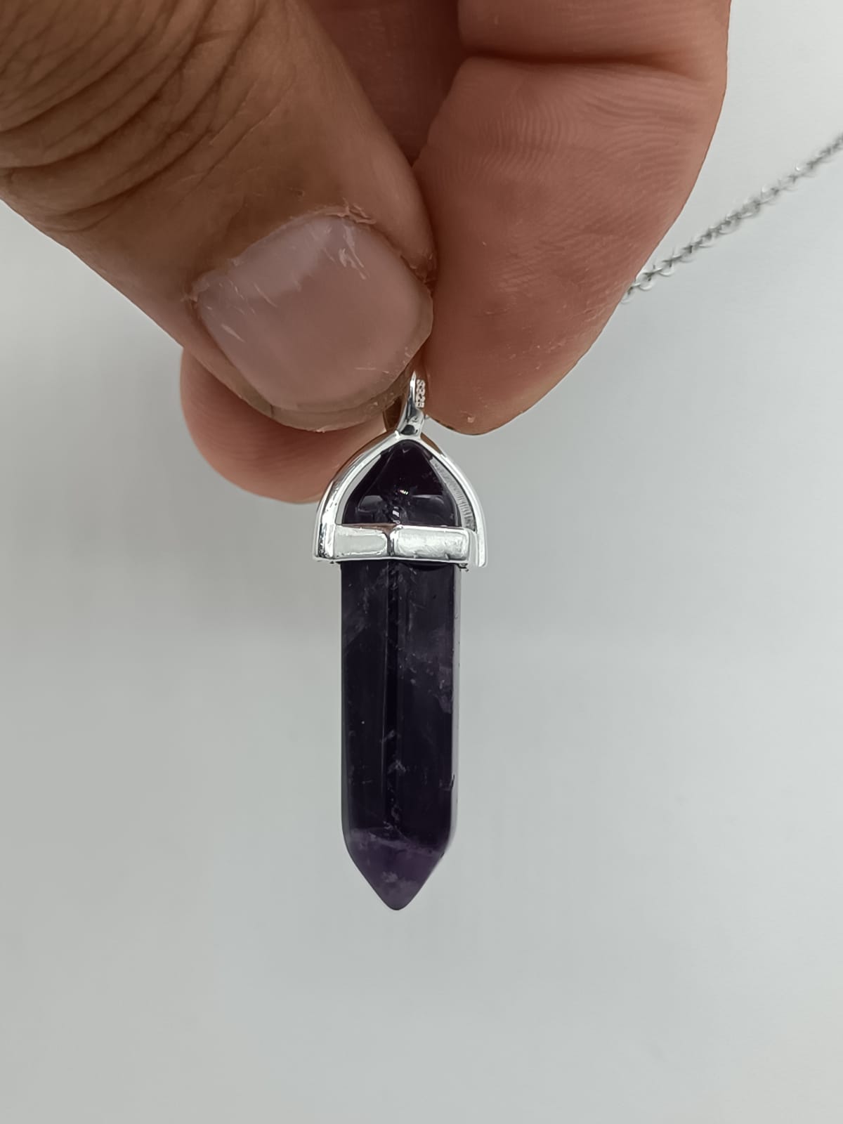 Amethyst Double Terminated Pendant