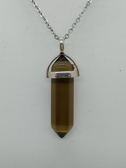 Smokey Quartz Double Terminated Pendant