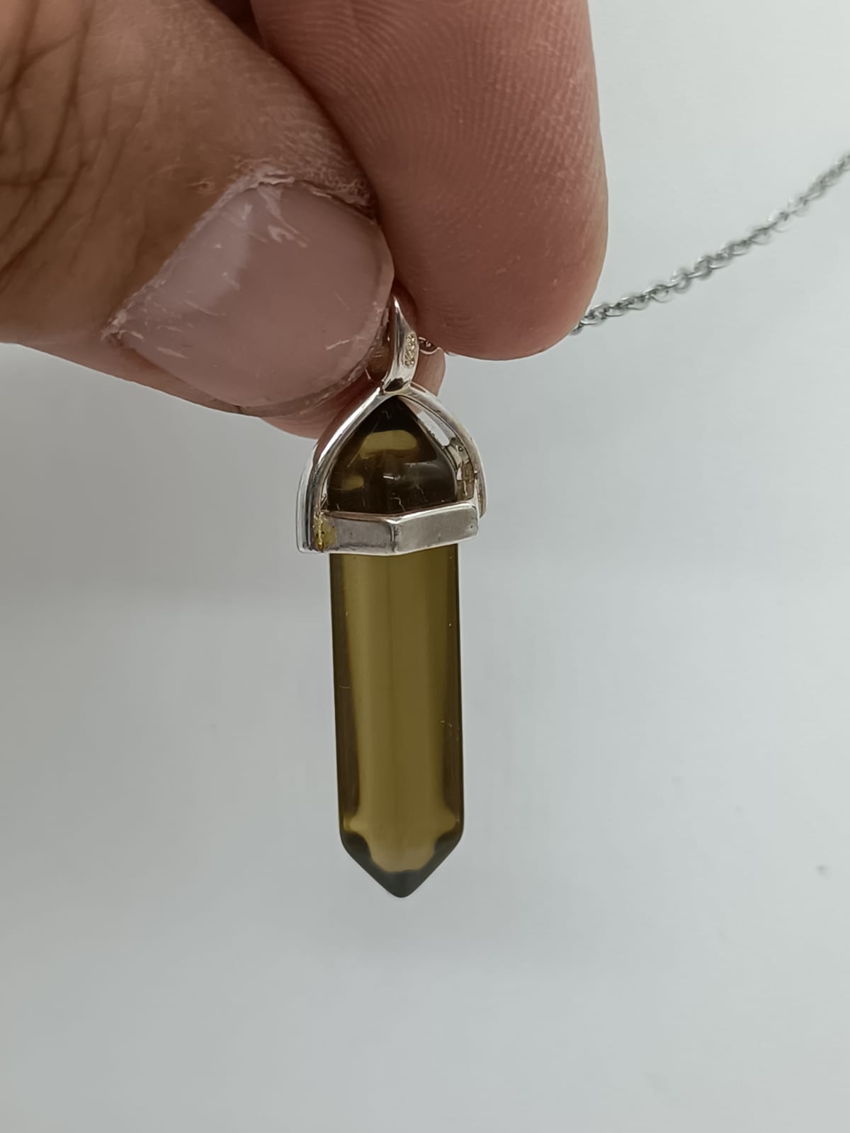 Smokey Quartz Double Terminated Pendant